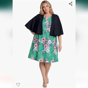 LondonTimes Women's Feminine Polished Capelet Cover Up Occasion Guest of Event